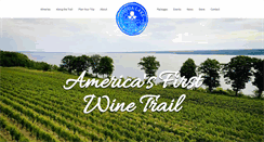 Desktop Screenshot of cayugawinetrail.com